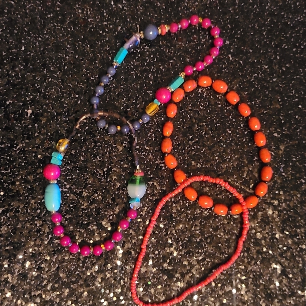 (4qty) Stretch beady bracelets vintage never worn - Picture 3 of 4